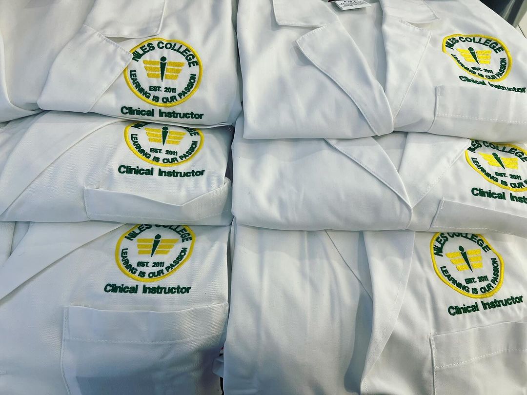 Niles College Clinical Instructor lab coats