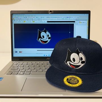 Felix the Cat design on a snapback