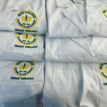 Niles College Clinical Instructor lab coats