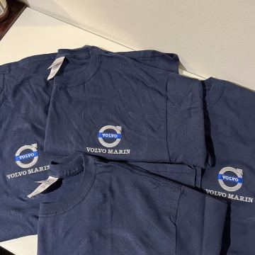 Volvo Marin logo shirts