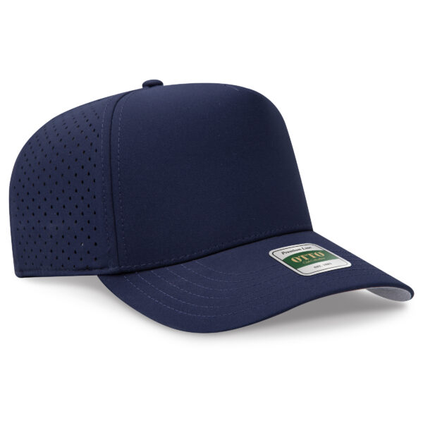 COMFY FIT® Club Collection 5 Panel Mid Profile Perforated Cap – Polyester Twill (116)