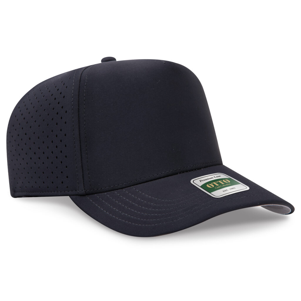 COMFY FIT® Club Collection 5 Panel Mid Profile Perforated Cap – Moisture-Wicking (120)