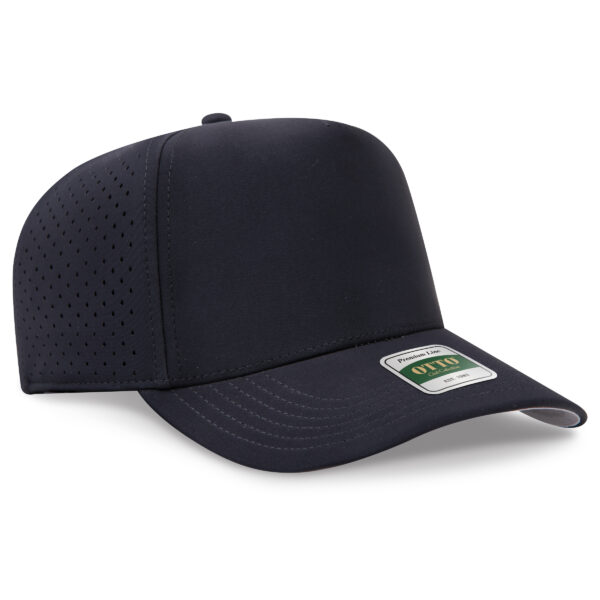 COMFY FIT® Club Collection 5 Panel Mid Profile Perforated Cap – Moisture-Wicking (120)