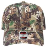 Camouflage 5 Panel Mid Profile Baseball Cap
