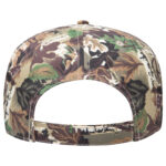 Camouflage 5 Panel Mid Profile Baseball Cap