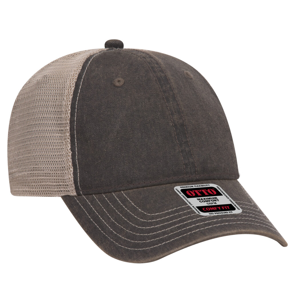 6 Panel Low Profile Mesh Back Trucker Dad Hat
