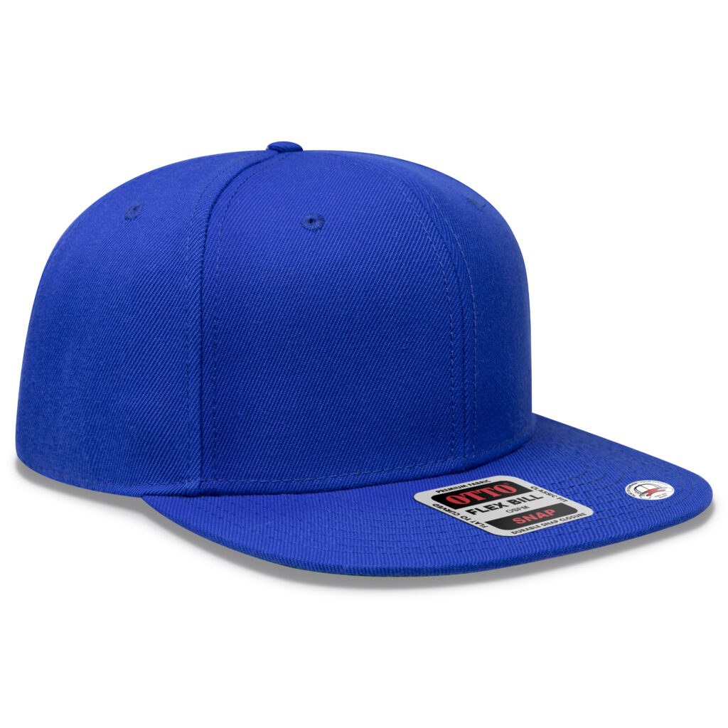 Snapback 6 Panel Pro Style Snapback Hat – Wool Blend (125-978)