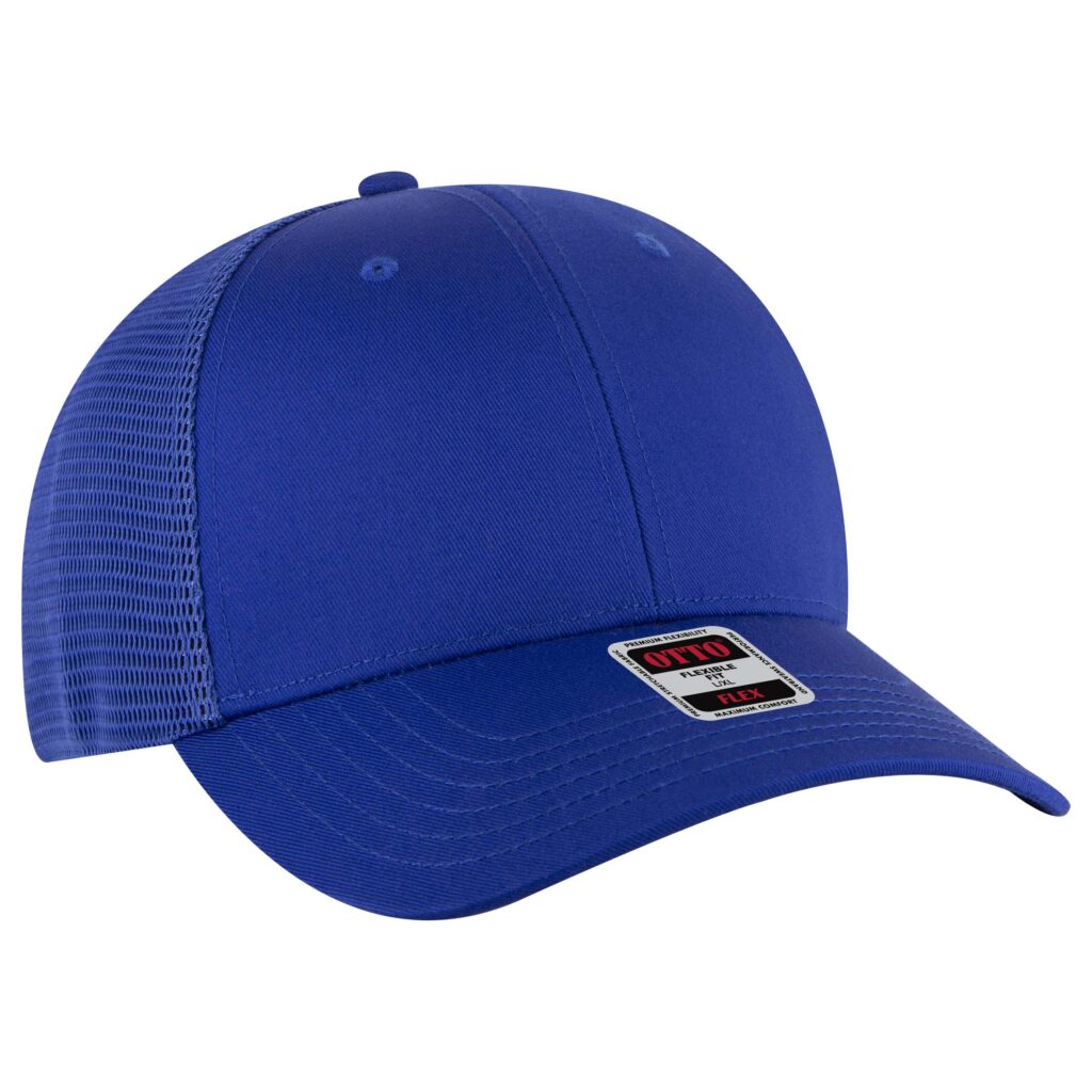 Flex-Fit Fitted 6 Panel Low Profile Mesh Back Trucker Hat – Mesh (135-2)