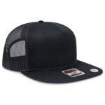 Snapback 5 Panel Pro Style Mesh Back Trucker Snapback Hat – Cotton Twill (154-1124)