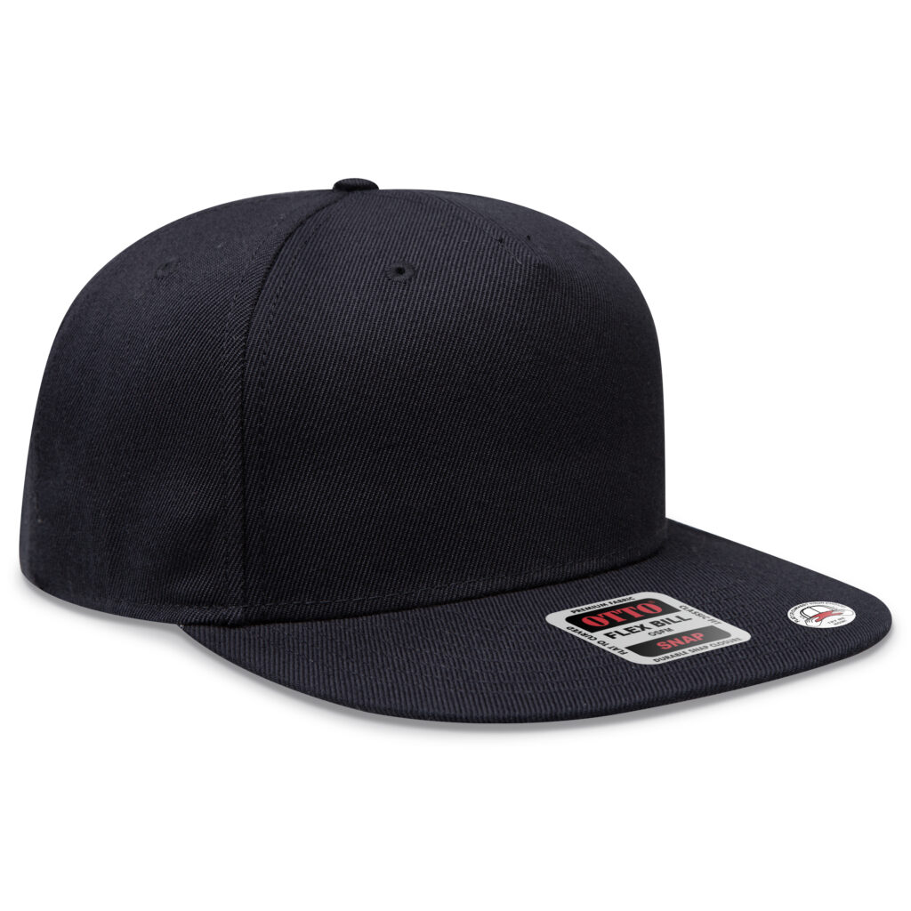 Snapback 5 Panel Pro Style Snapback Hat – Cotton Twill (158-1176)