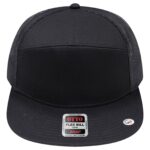 Snapback 7 Panel Pro Style Mesh Back Trucker Snapback Hat