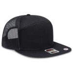 Snapback 7 Panel Pro Style Mesh Back Trucker Snapback Hat