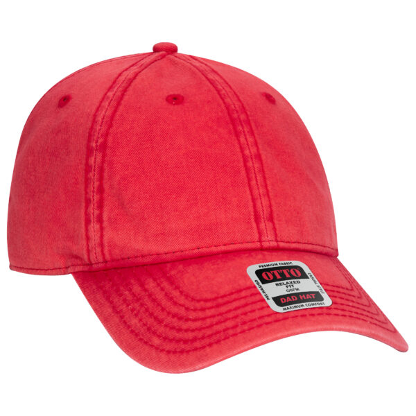 6 Panel Low Profile Dad Hat – Cotton Twill (18-1248)