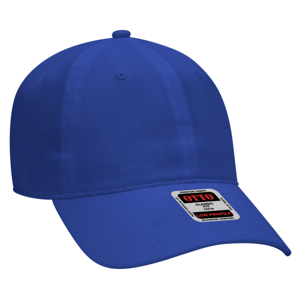6 Panel Low Profile Baseball Cap – Cotton (18-686)