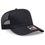 5 Panel Mid Profile Mesh Back Trucker Hat – Polyester Mesh (32-285)