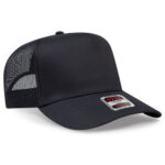5 Panel Mid Profile Mesh Back Trucker Hat – Polyester Mesh (32-285)