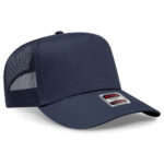 5 Panel Mid Profile Mesh Back Trucker Hat – Polyester Mesh (32-285)