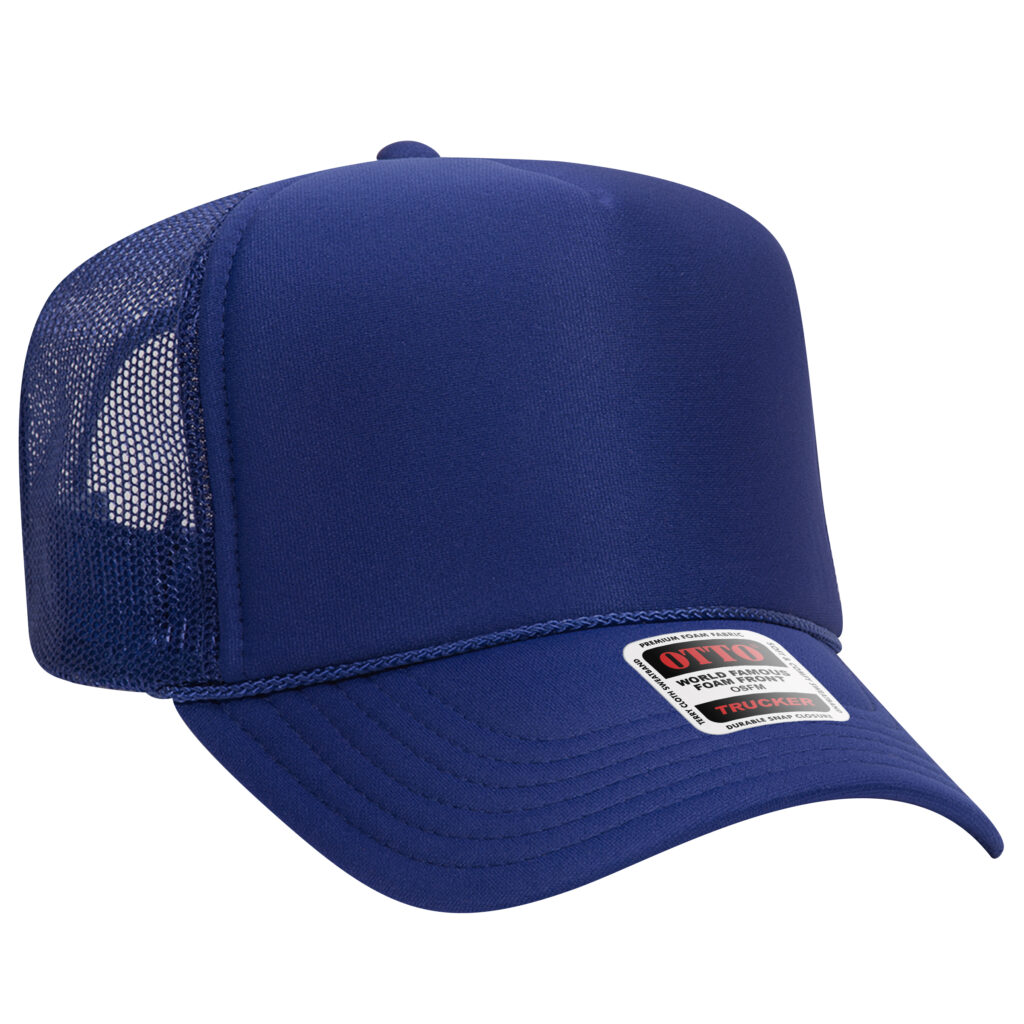 5 Panel High Crown Mesh Back Trucker Hat – Mesh (39-165)