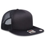 Snapback 5 Panel Pro Style Mesh Back Trucker Snapback Hat – Micro Mesh (3995015-1)