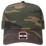 Camouflage 5 Panel Mid Profile Mesh Back Trucker Hat