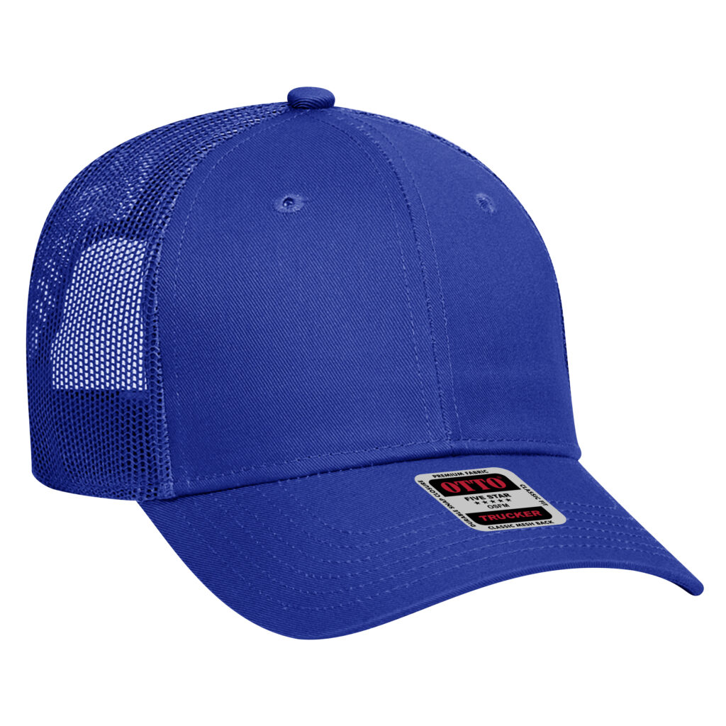 6 Panel Low Profile Mesh Back Trucker Hat – Mesh (83-473)