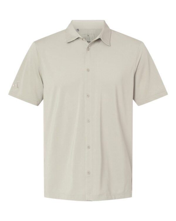 Adidas Men's Full Button Down Short Sleeve Shirt - A595