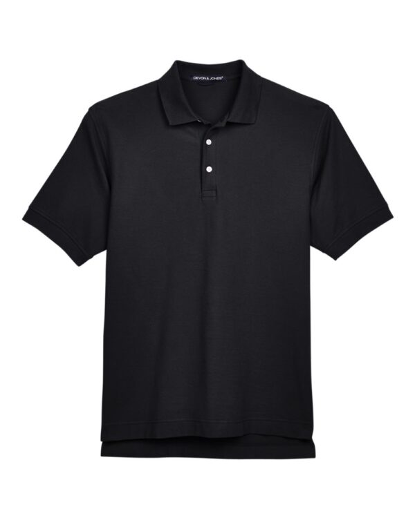Devon & Jones Men's Pima Piqué Polo - D100