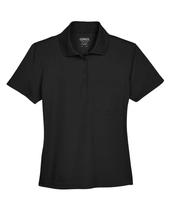 CORE365 Women's Origin Performance Piqué Polo with Pocket - 78181P