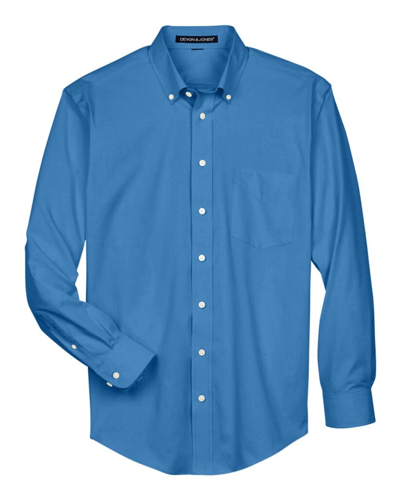 Devon & Jones Men’s Crown Collection® Oxford Woven Dress Shirt – D630