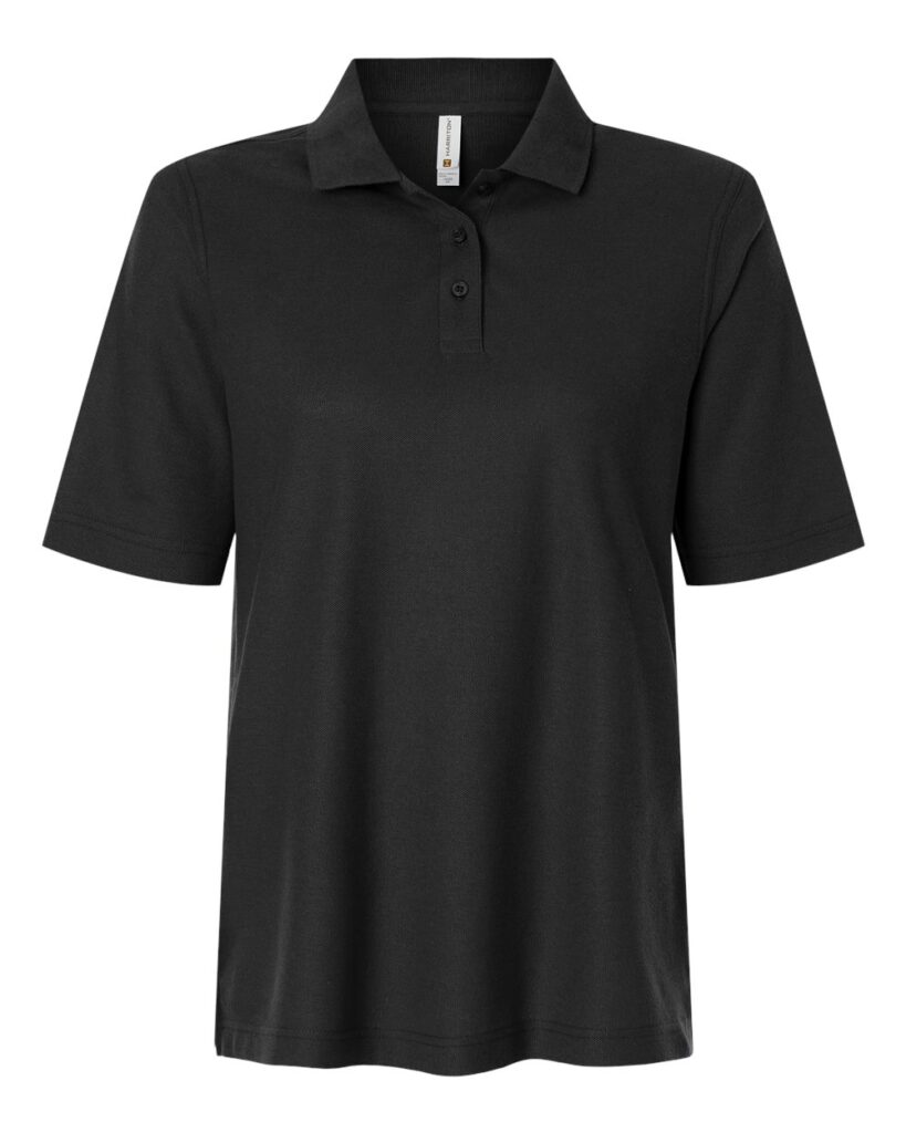 Harriton Women’s Maverick CVC Pique Polo – M105W