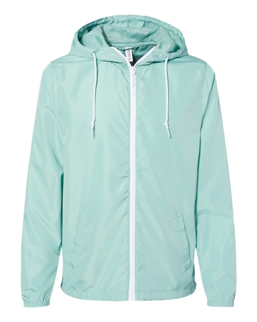 Independent Trading Co. Men’s Lightweight Windbreaker Full-Zip Jacket – EXP54LWZ
